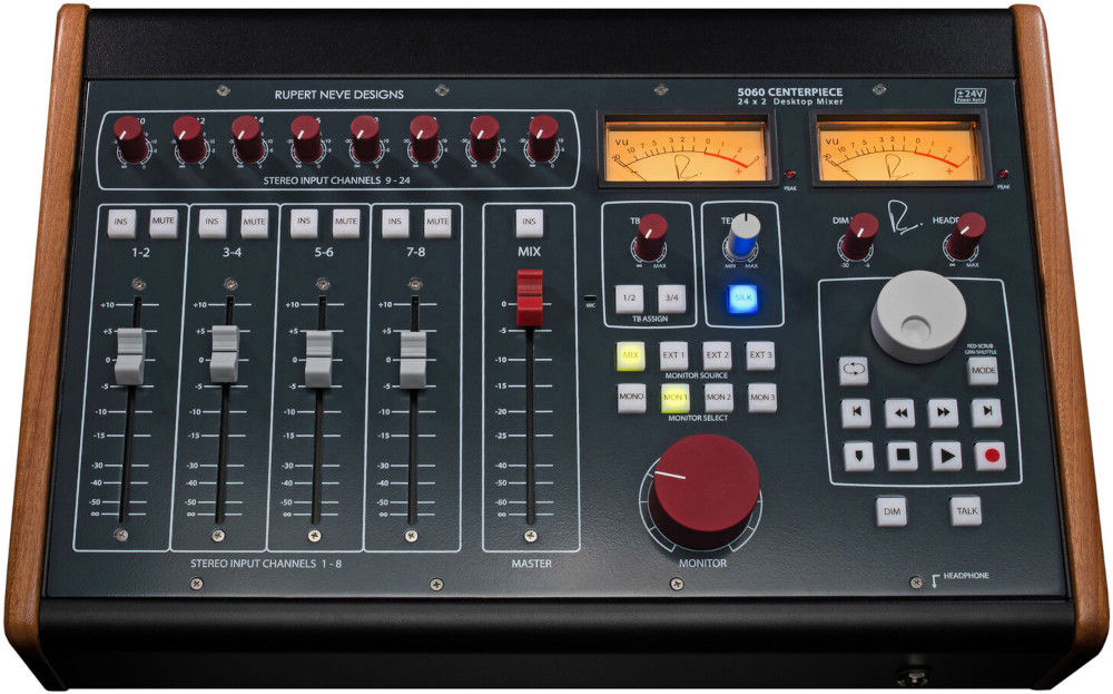 Neve 5060 Centerpiece: 24x2 Desktop Mixer