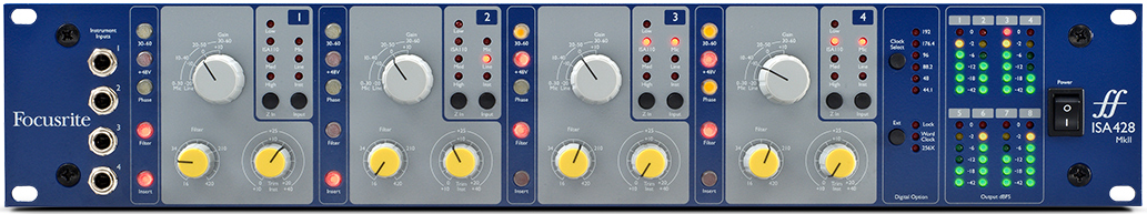 Focusrite ISA 428 MkII: Classic ISA mic preamp