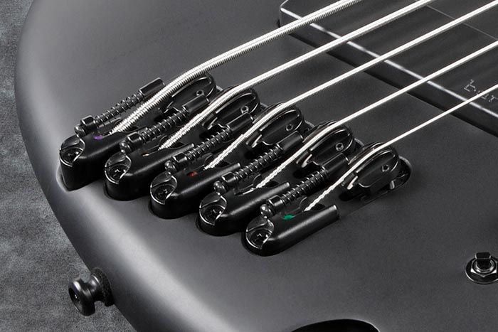 Thumbnail: Ibanez SRM625EX: Iron Label 5str Bass, Flat Black