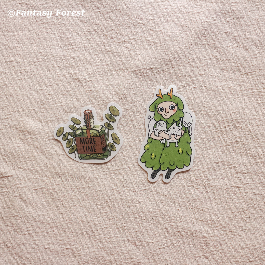 森林原生種系列 PVC防水貼紙