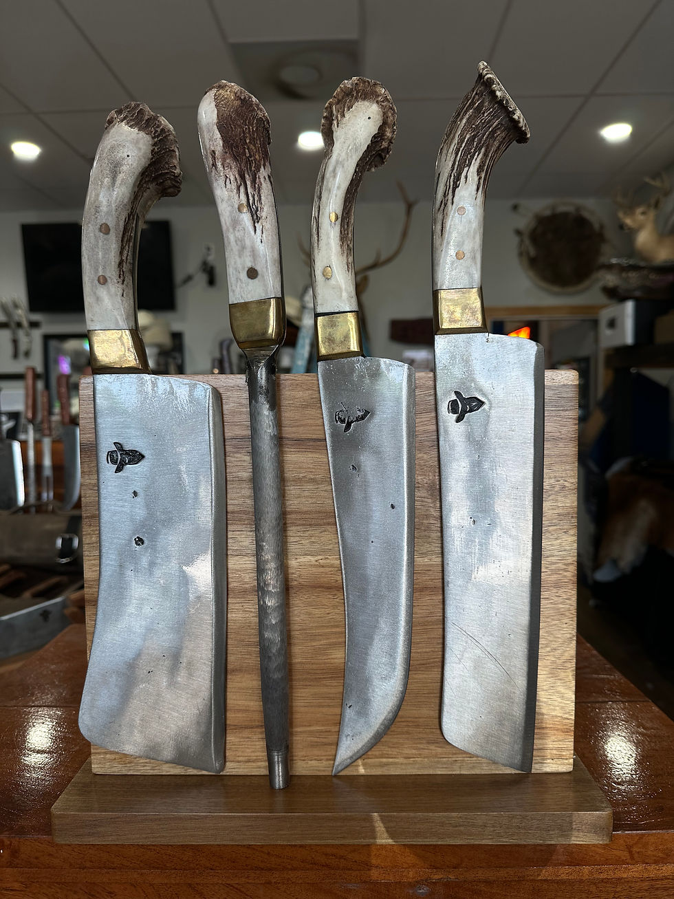Thumbnail: Grill Master 3-Knife Set (Antler)