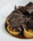 Raviolis aux truffes noires, menu dîner