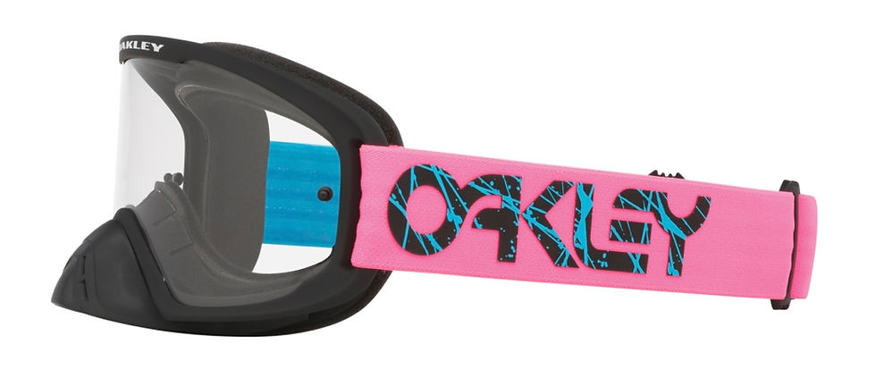 Thumbnail: Oakley O Frame 2.0 Pro Blue Pink MX Goggle Clear Lens