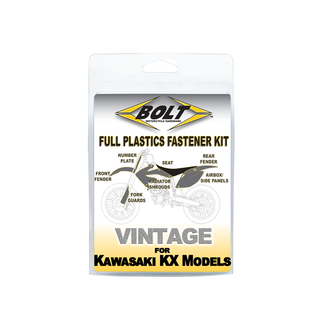 Thumbnail: Bolt Kawasaki KX KXF Plastic Fastener Kit