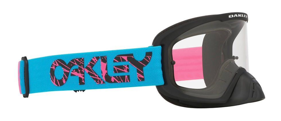 Thumbnail: Oakley O Frame 2.0 Pro Blue Pink MX Goggle Clear Lens