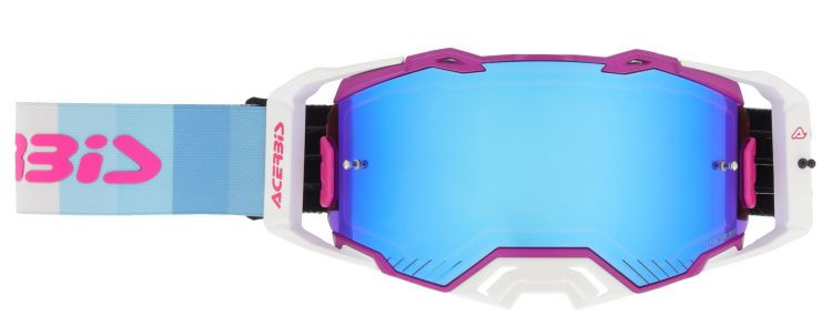 Acerbis Vulcan Goggle Purple/White Mirror Lens