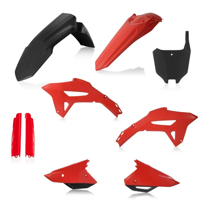 Thumbnail: Acerbis CRF250 22-24 CRF450 21-24 Full Part Plastic Kit Black/Red