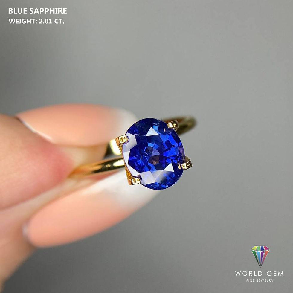Miniature : Unheated Blue Sapphire 2.01 Cts.