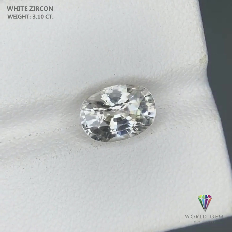 섬네일: White Zircon 3.10 Cts.