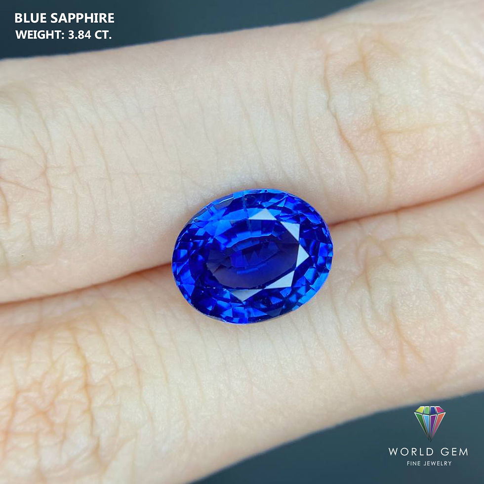 섬네일: Blue Sapphire 3.84 Cts.
