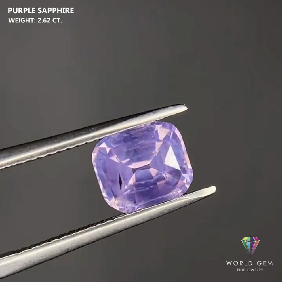 Thumbnail: Unheated Purple Sapphire 2.62 Cts.