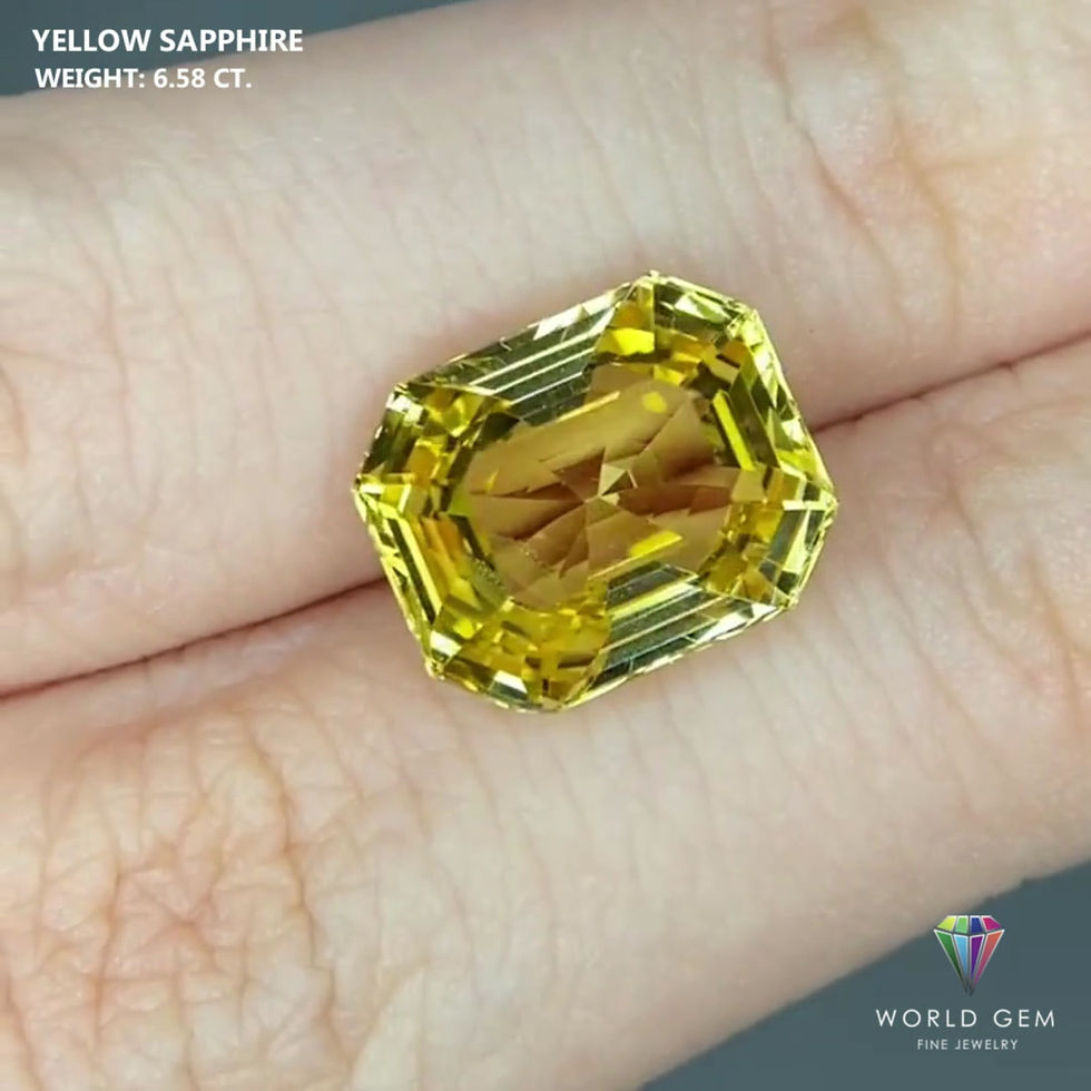Miniaturbild: Yellow Sapphire 6.58 Cts.
