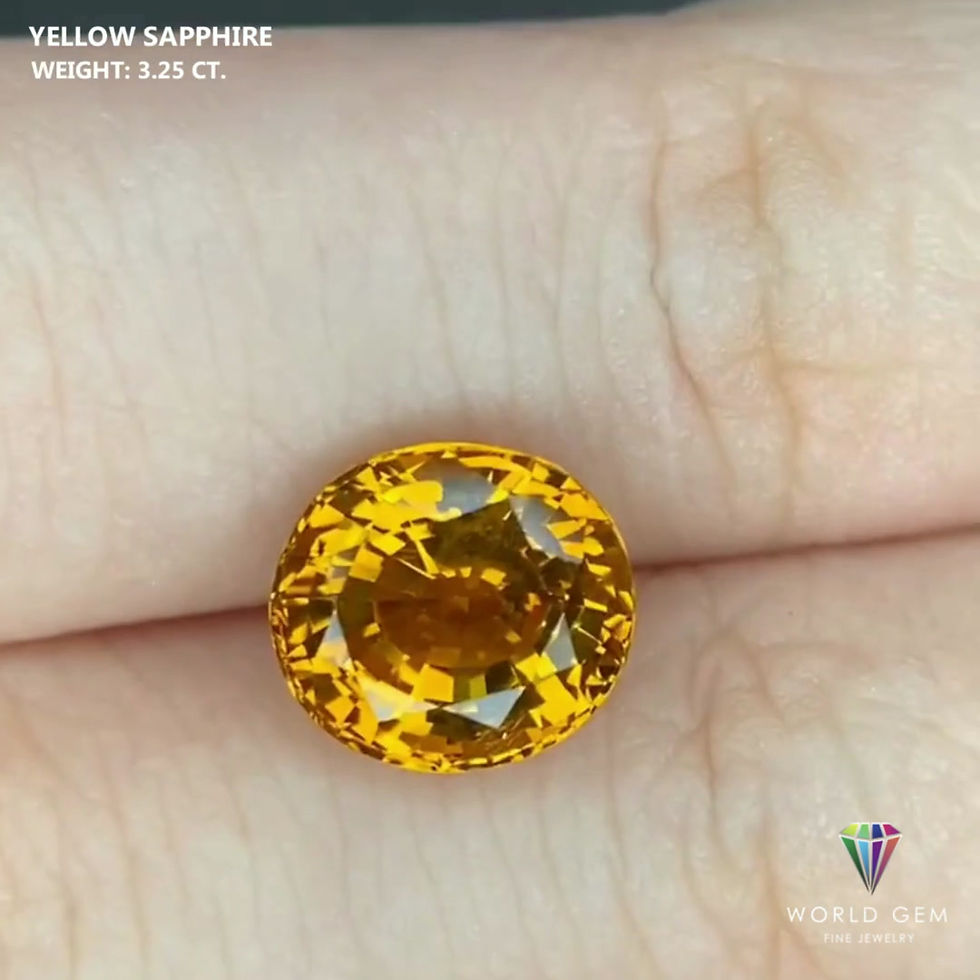 Miniatura: Yellow Sapphire 3.25 Cts.