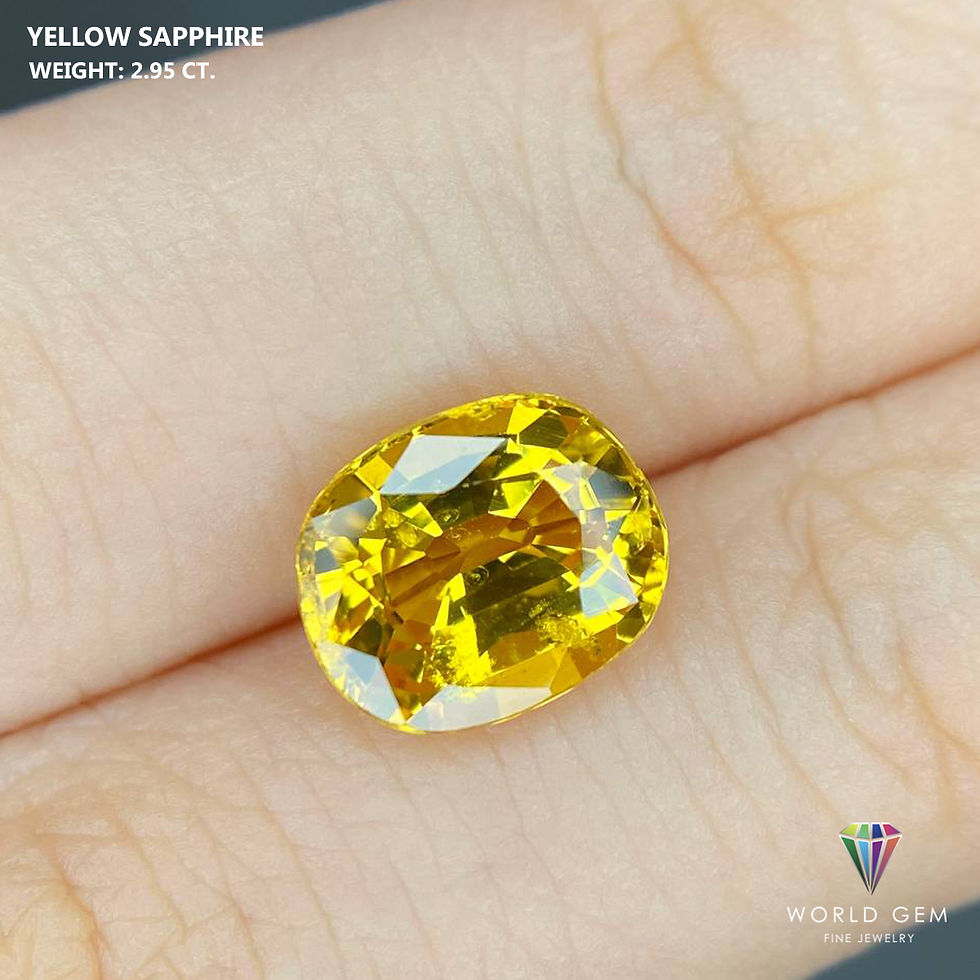 Miniaturbild: Heat Yellow Sapphire 2.95 Cts.