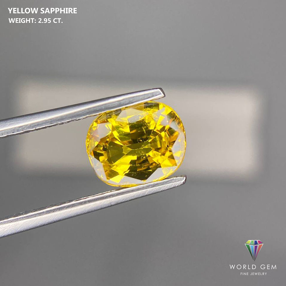 Miniature : Heat Yellow Sapphire 2.95 Cts.