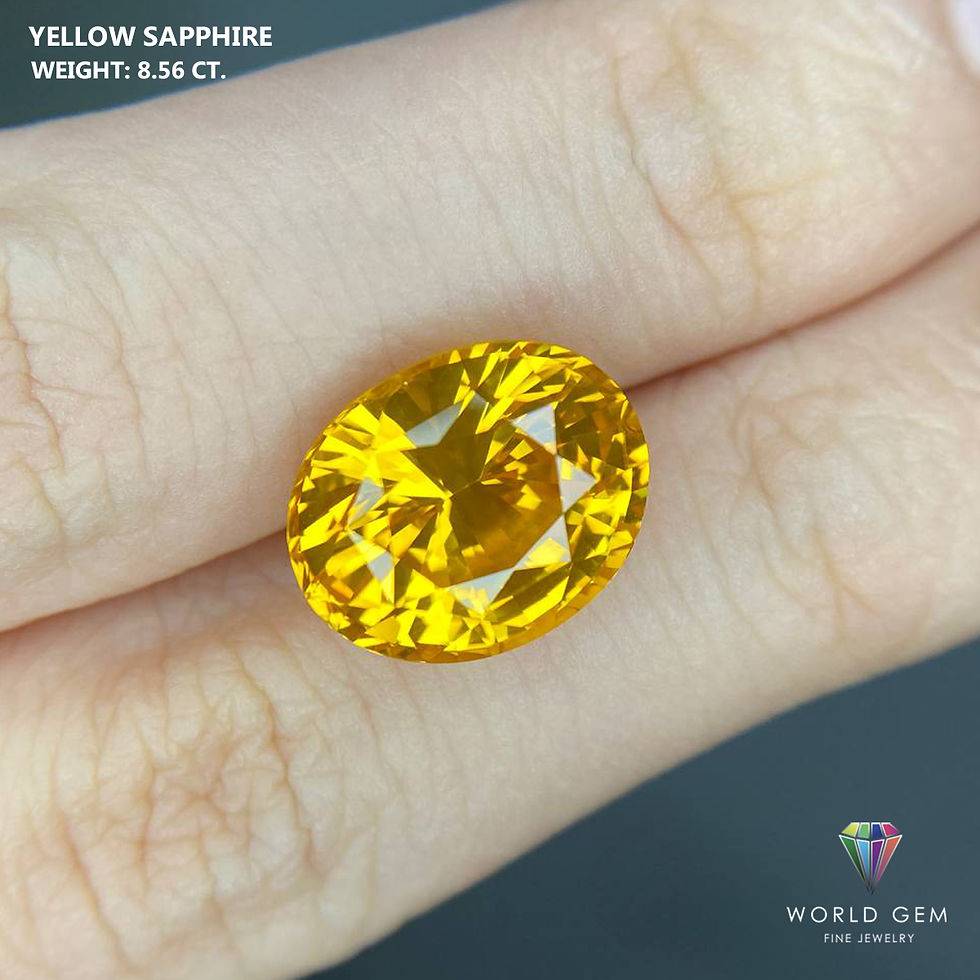 Thumbnail: Yellow Sapphire 8.56 Cts.