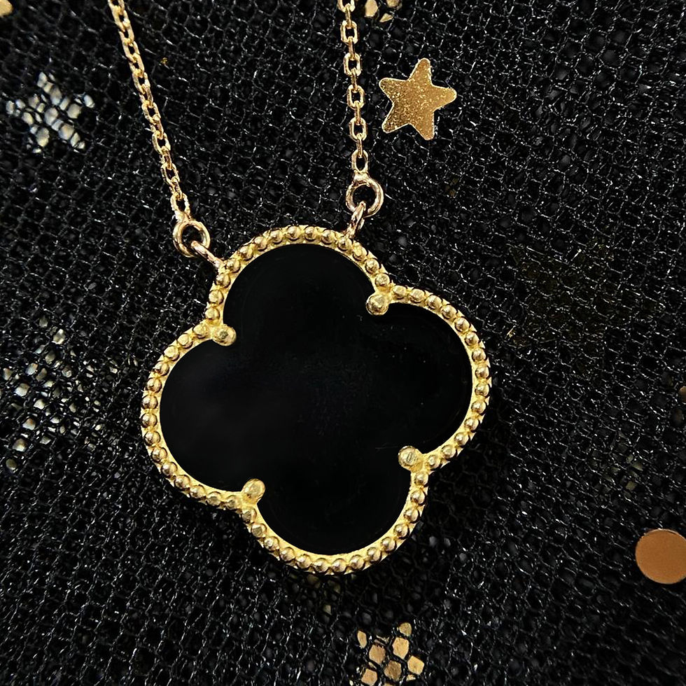 Miniature : Black Onyx Cloves Necklace