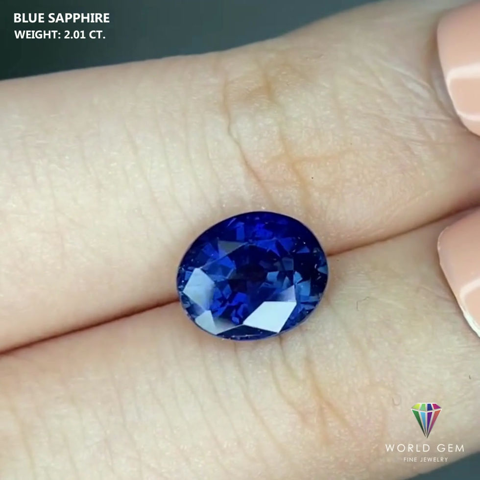 サムネイル： Unheated Blue Sapphire 2.01 Cts.