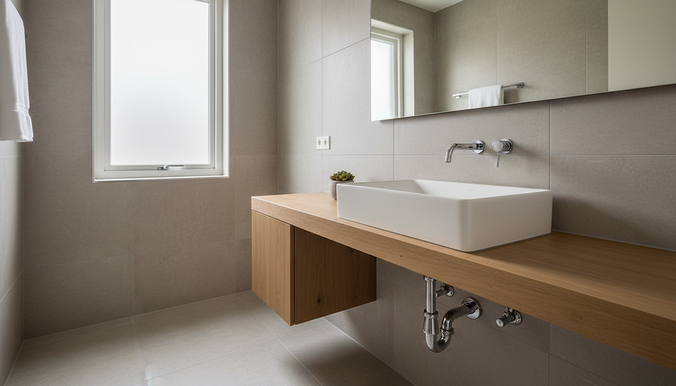 bathroom plumbing