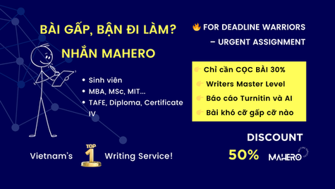 Mahero – Viết essay thuê chuẩn học thuật, cam kết 100% không đạo văn (Turnitin)
