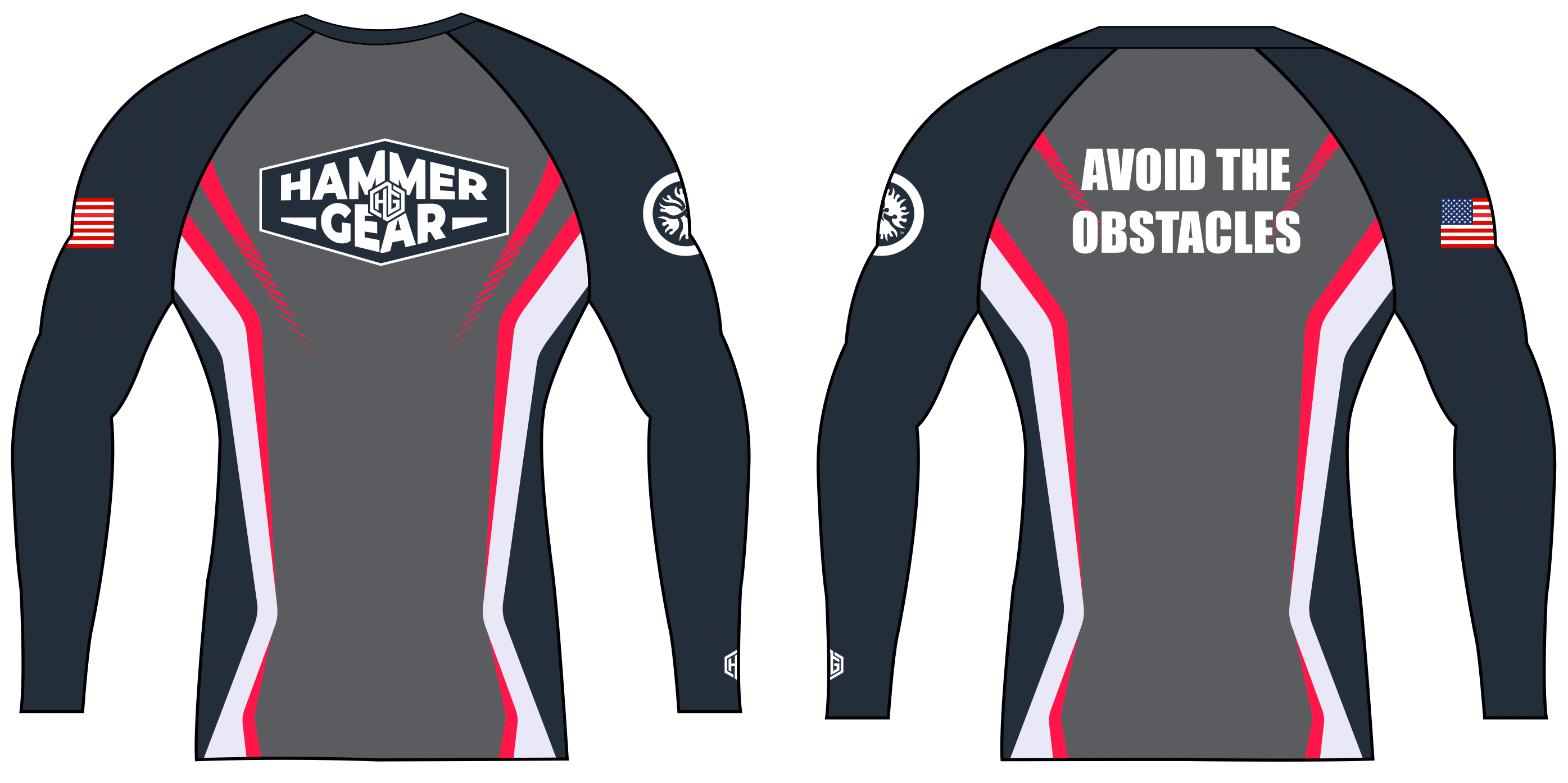 HAMMER GEAR Compression Shirt - Avoid the Obstacles