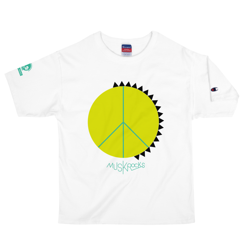 Muskrocks Champion Punk Peace T Shirt Muskrocks