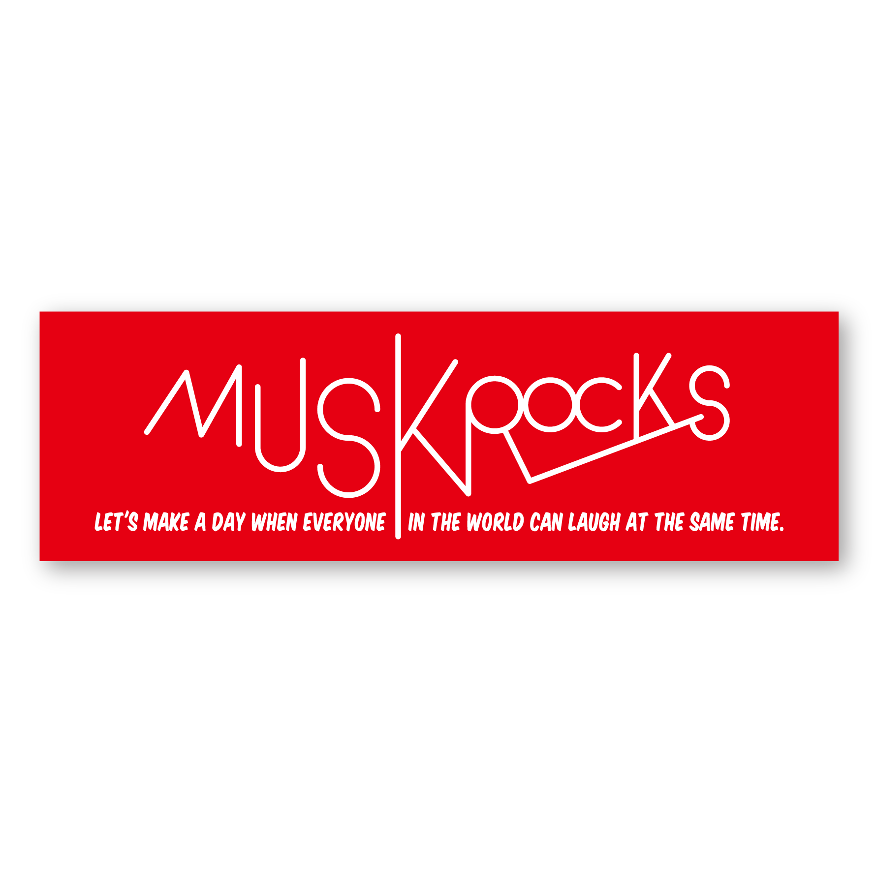 MUSKROCKS Sticker
