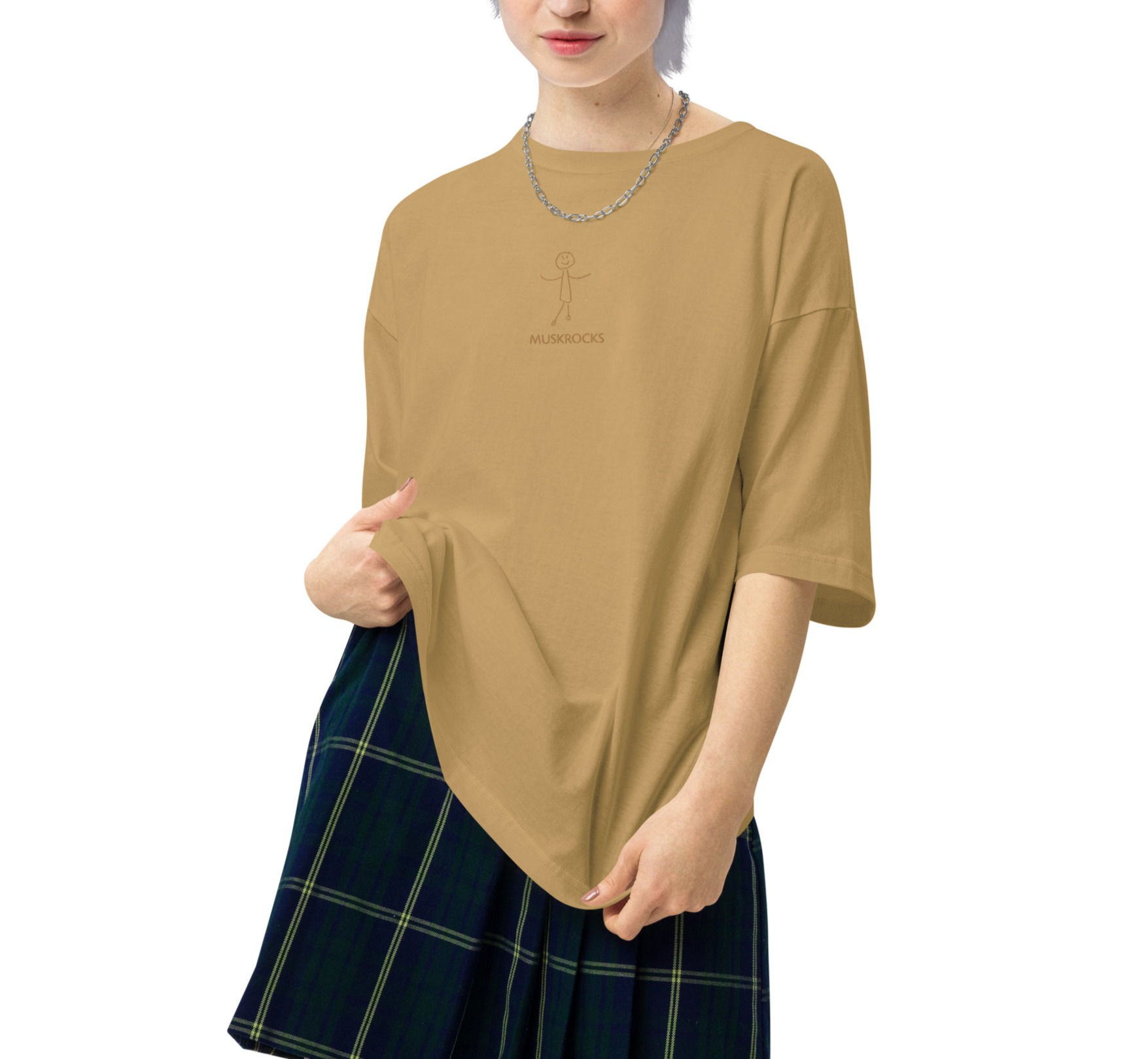 Bouncing doll oversized t-shirt