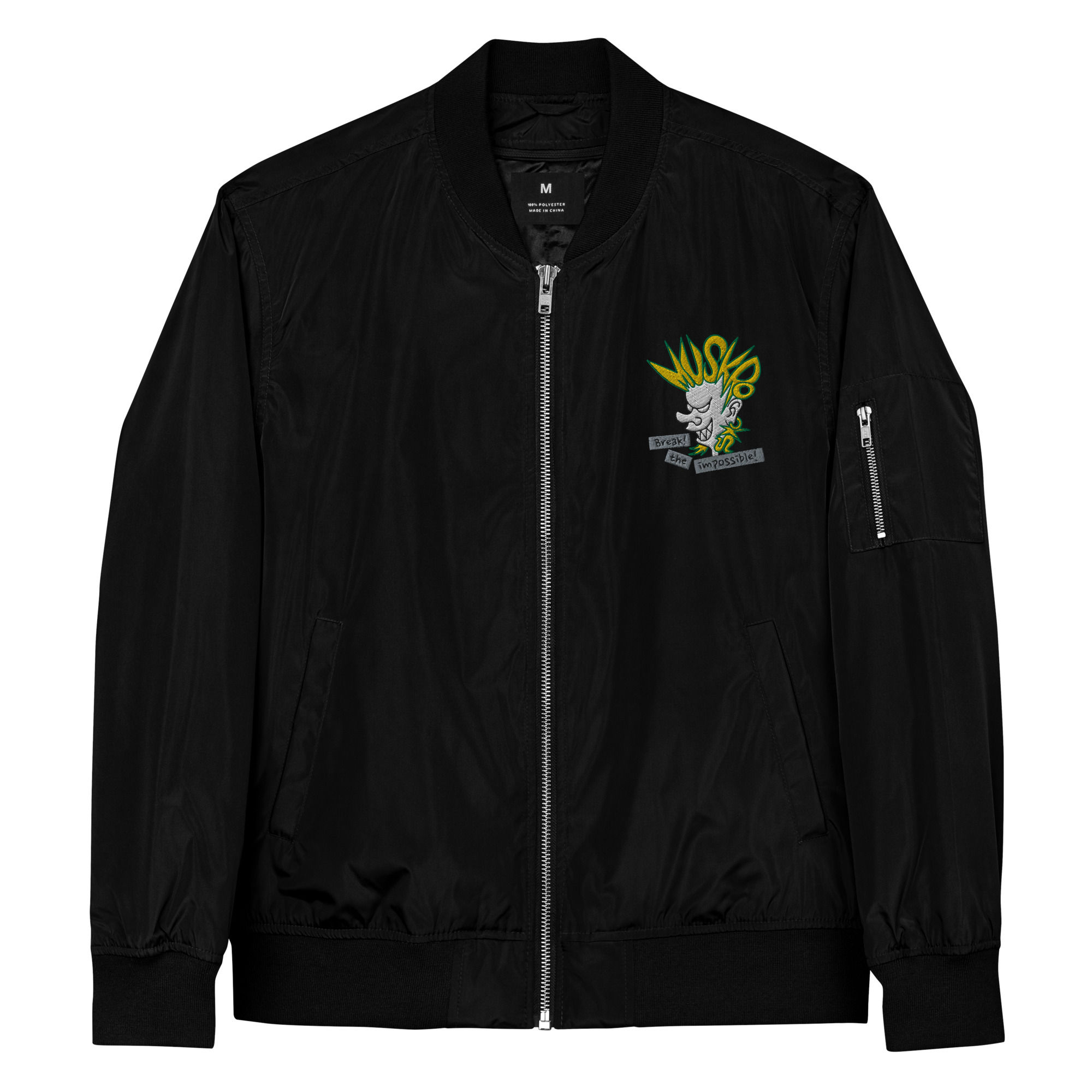 Punks recycled bomber jacket