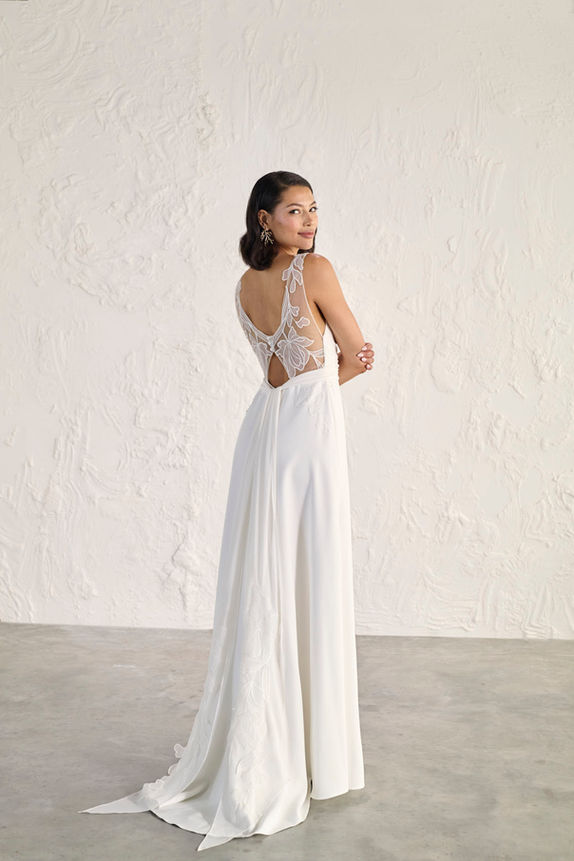 Robe de mariée bohème à Bordeaux - La Soierie Bordeaux