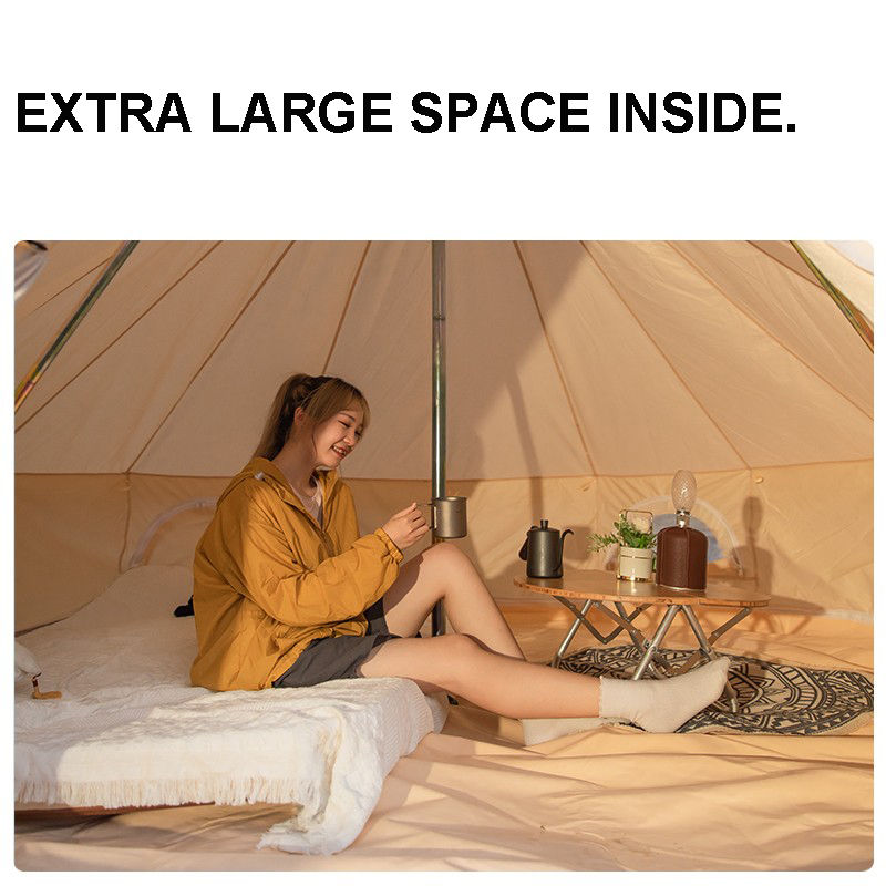 Thumbnail: 🏕️✨ Nomad Haven | Mongolian Yurt Bell Tent ✨🏕️