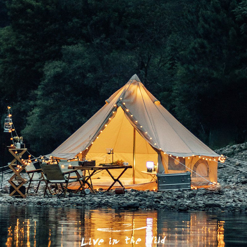 🏕️✨ Nomad Haven | Mongolian Yurt Bell Tent ✨🏕️