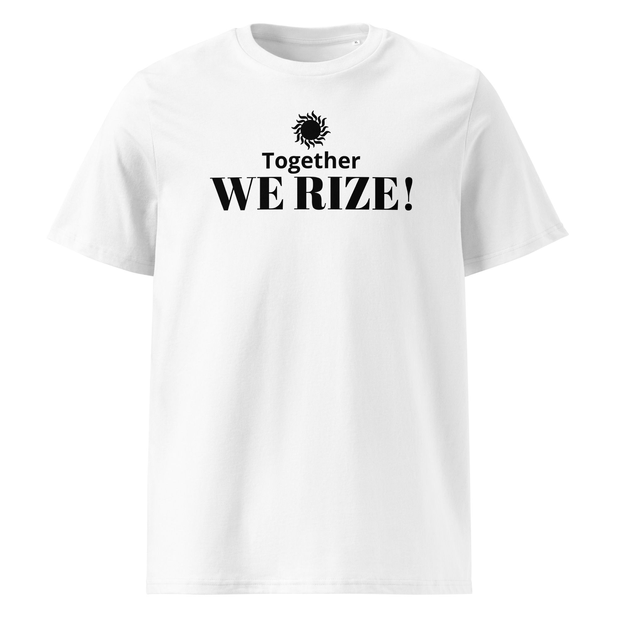 Unisex organic ribbed neck t-shirt