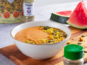 GAZPACHO DE MELANCIA E TOMATE