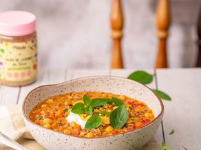 SÉRIE JANTARES COMPLETOS | ENSOPADO DE GRÃO-DE-BICO COM QUINOA