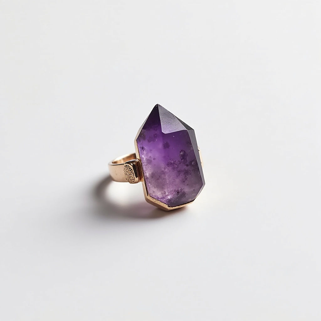 Bague Améthyste Brut