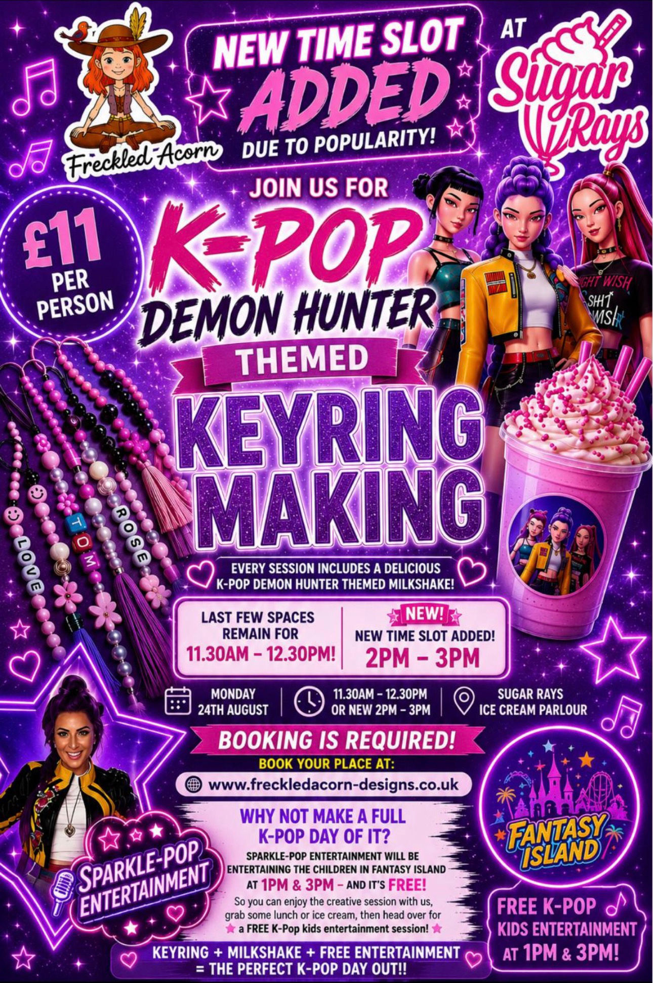 K-pop key-ring making sessions ( 24th August - Sugar rays)