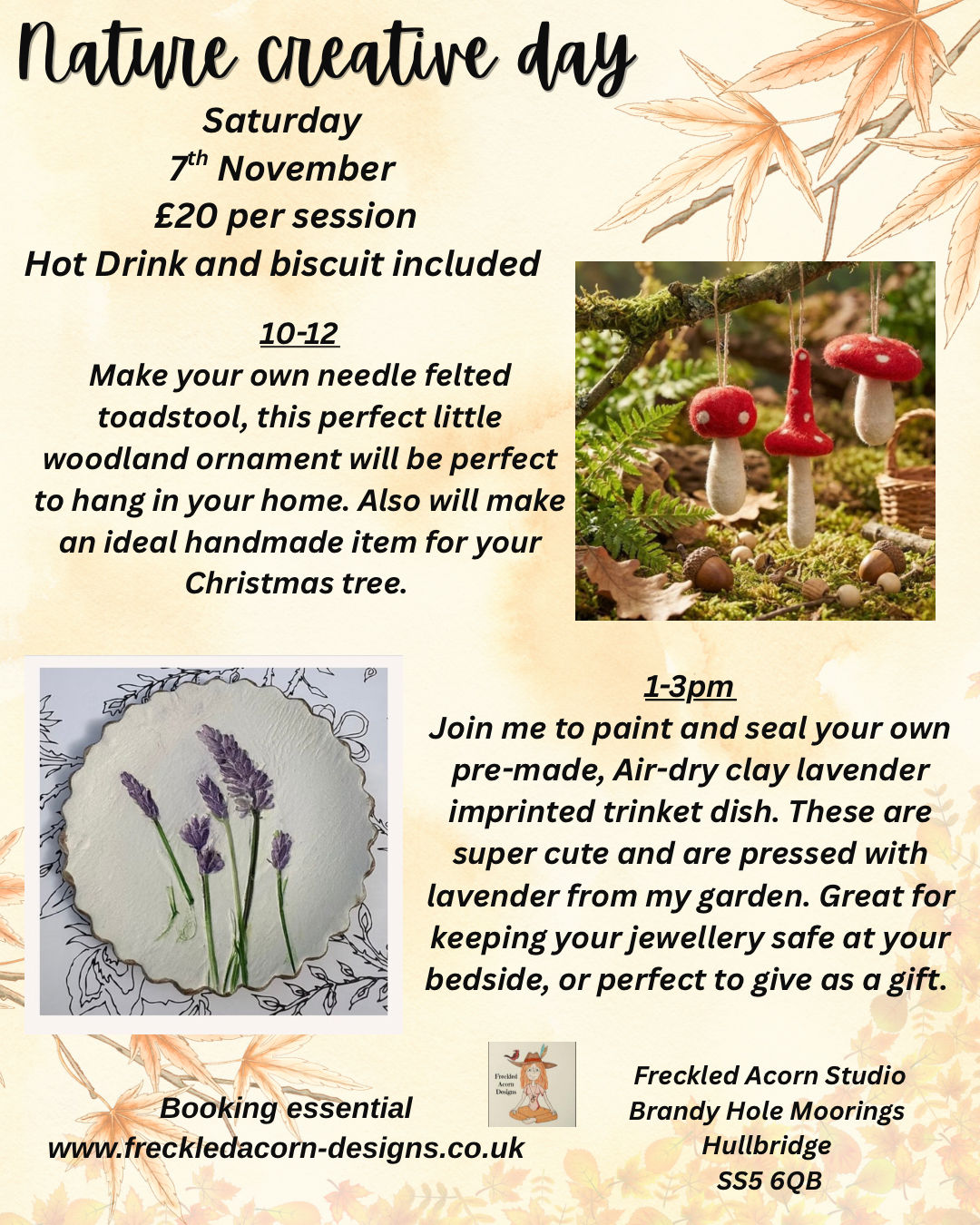 Nature Creative Day - Sat 7th November