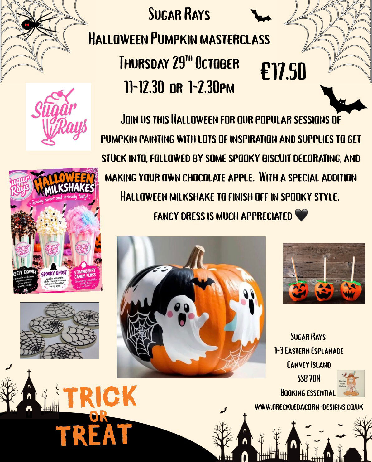 Pumpkin Masterclass 29th October - Sugar Rays