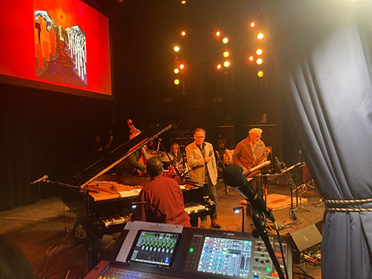 Monitor mixing for Kurt Elling and Joe Lovano