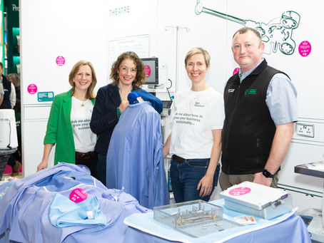 The IVC Evidensia, MSD Animal Health and Vet Sustain sustainable practice exhibit at the London Vet Show