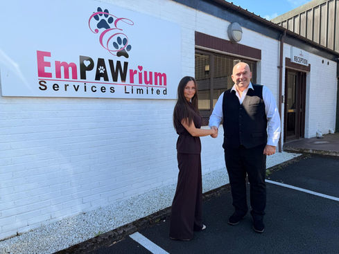Emma Clark, of Empawrium, and Mike Mulraney, of Mulraney Group..