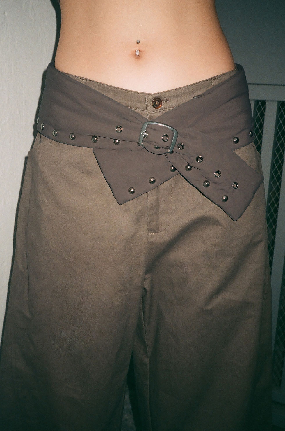 Thumbnail: Ribbon Studded Belt Bag