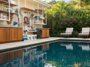 Pool Area Organization Ideas: Keep Outdoor Essentials Organized