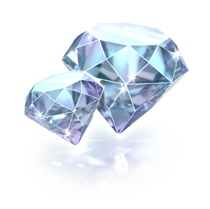 Diamonds currency in the Garden Joy mobile game
