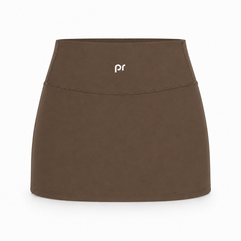 the base club skirt in mocha back