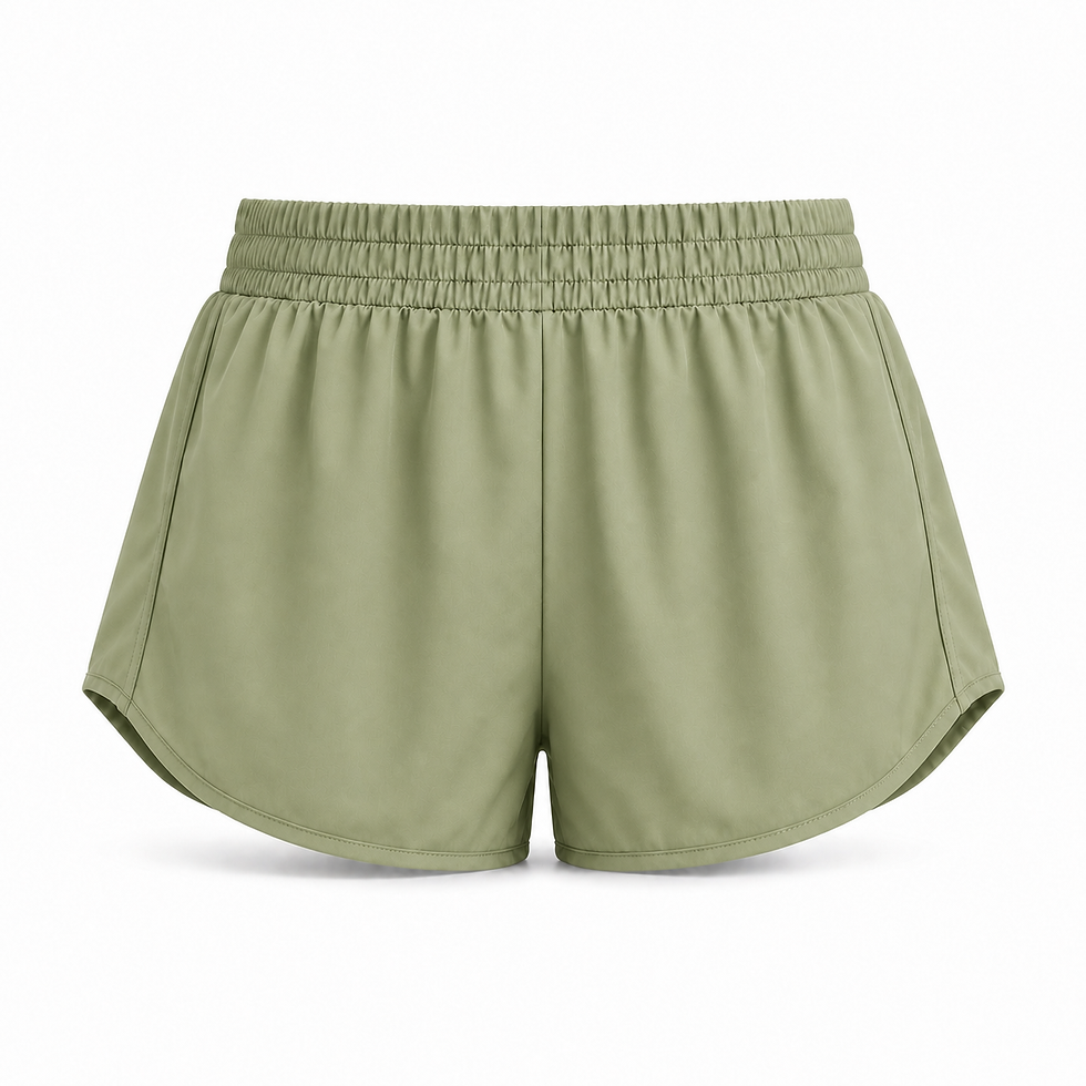 the base pace short in sage front