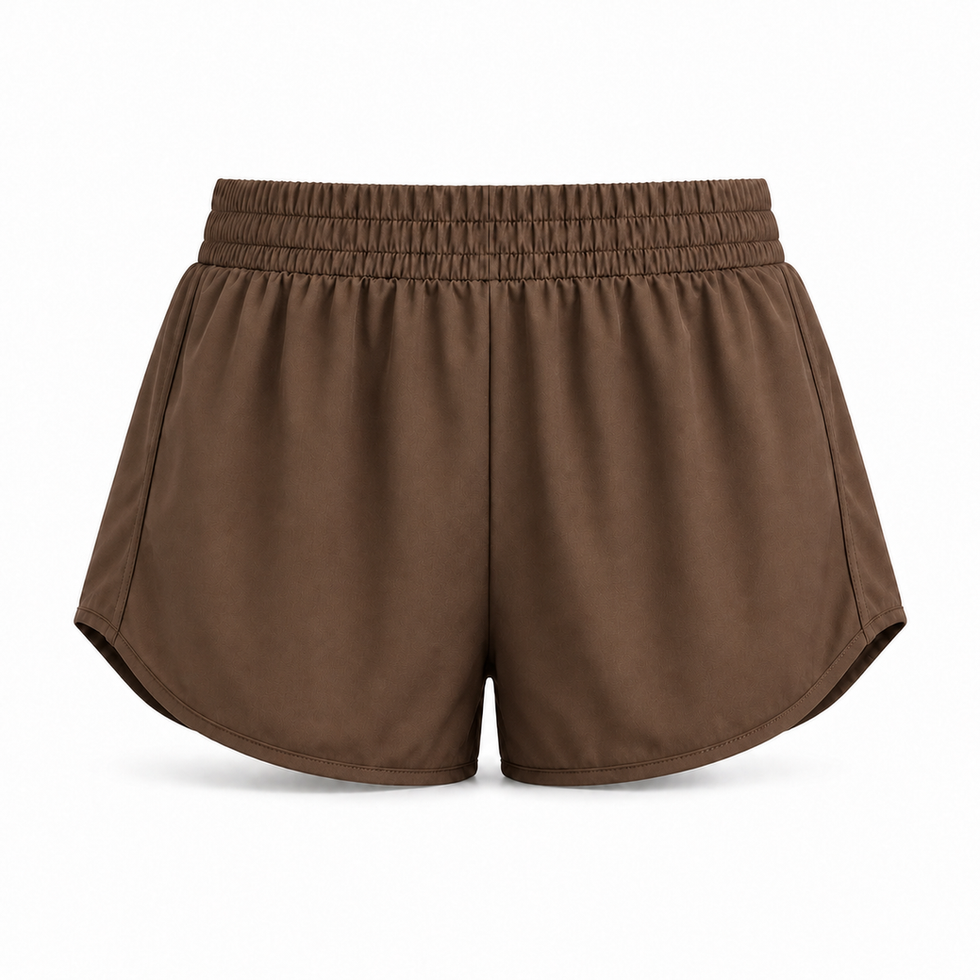 the base pace short in mocha front