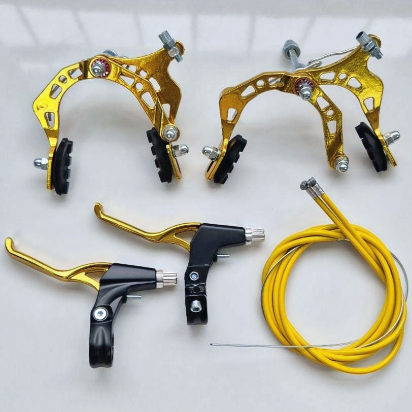 Miniatura: Freno Aluminio Completo Bicicleta Set Palancas Calipers Cable