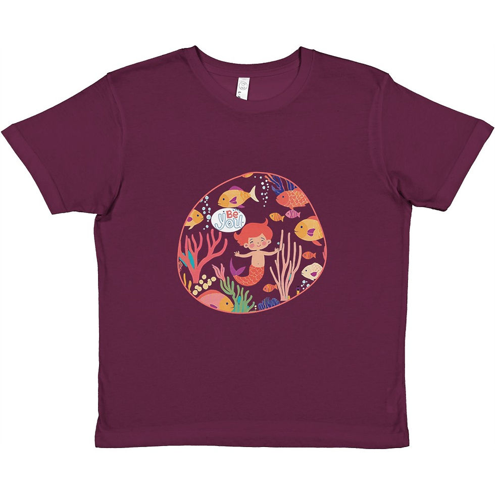 Thumbnail: Mermaid Premium Kids Crewneck T-shirt